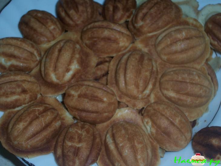 Печенье "Орешки" с творогом и сгущенкой