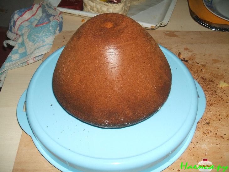 Торт "Барби в желтом"