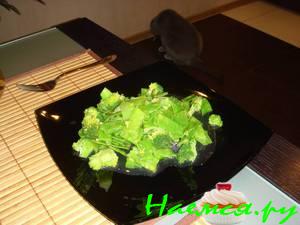 Салат "Вечерний" с брокколи и спаржей