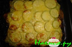 Мясо с кабачковой корочкой