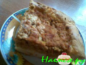 Открытый пирог с мясом Открытый пирог с мясом