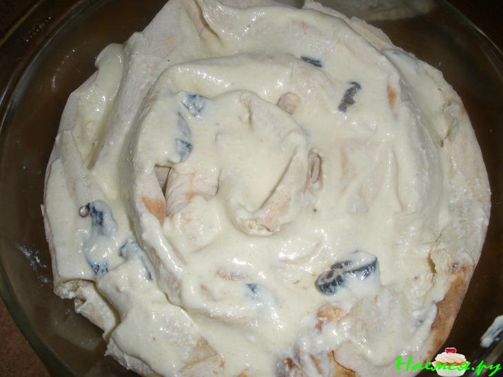 Улитка с творогом из лаваша