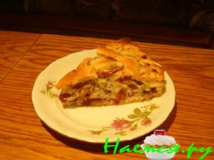 Пирог со сливами к утреннему чаю