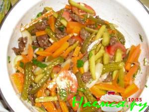 Салат "Любимый" с мясом