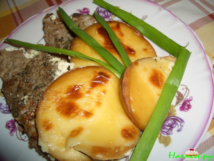 Говядина с колбасным сыром