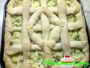 Пирог 'Зеленая полянка'