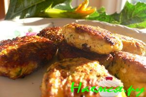 Котлеты из кабачков по-болгарски