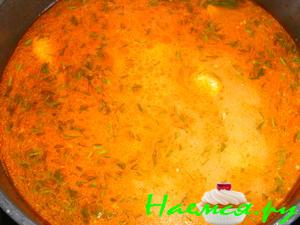 Суп из зелёной фасоли