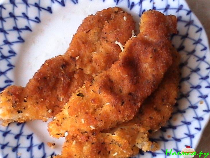 Куриные палочки в панировке