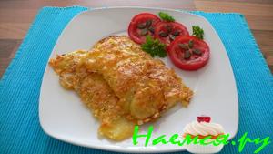 Хрустящий картофель на противне