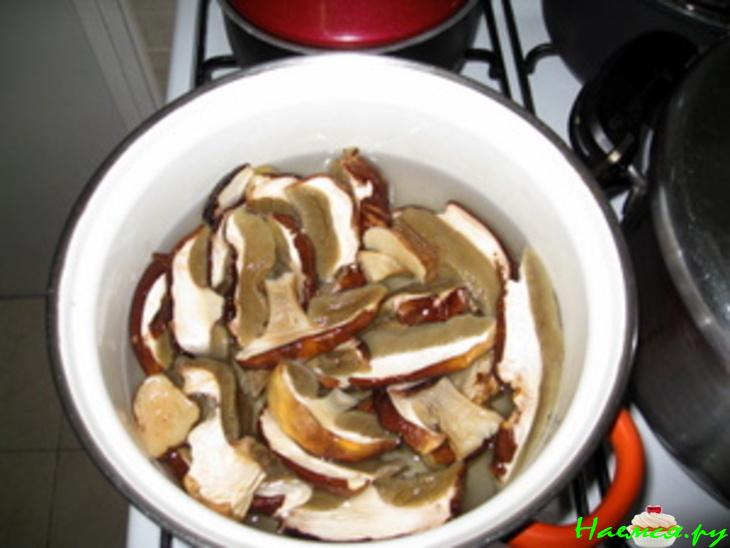 Cуп чечевичный с грибами