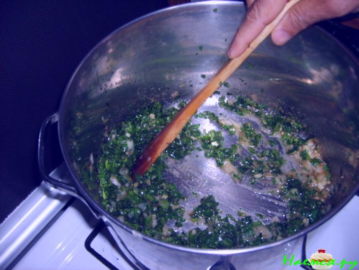 Яхния из шпината