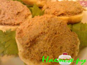 Печеночный паштет с салом