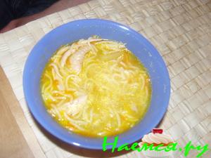 Куриный супчик с лапшой