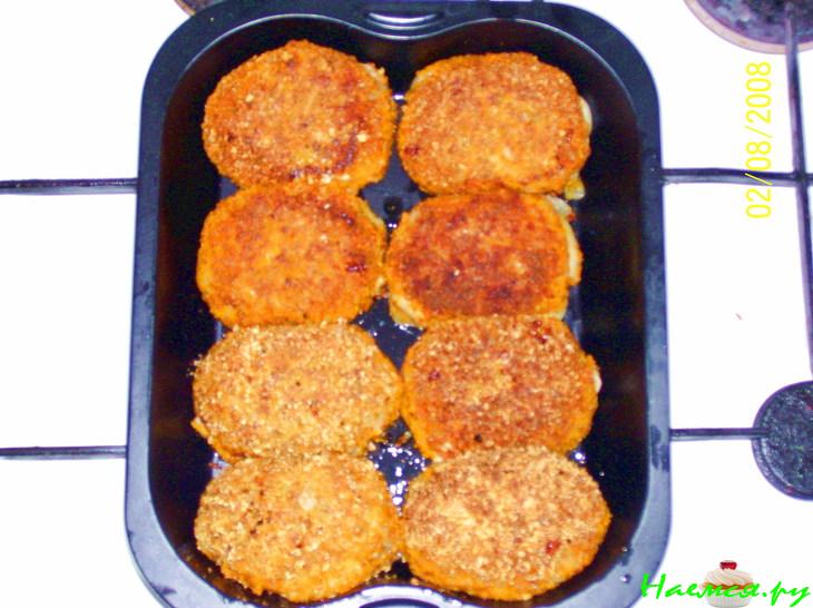 Зразы из лисичек под сметанно-сливочным соусом