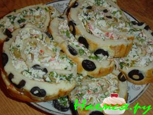 Рулет из заварного теста