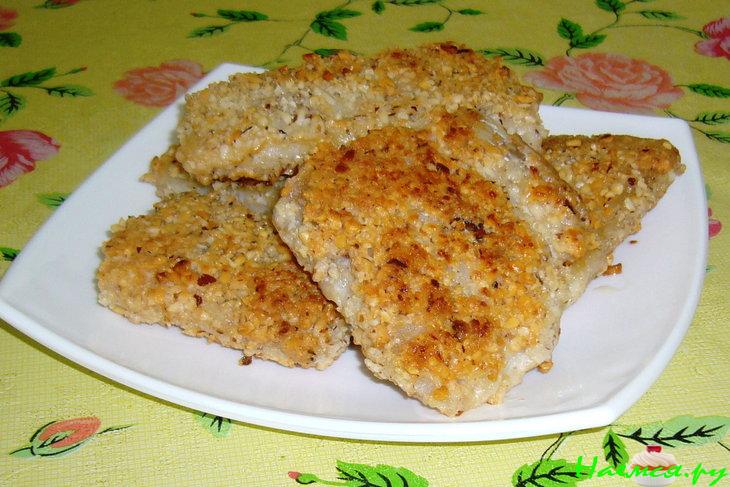 Рыба в ореховой панировке Рыба в ореховой панировке