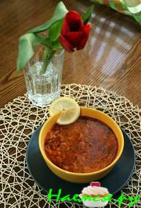 Суп с креветками и тимьяном