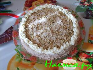 Торт Шоколадный с ореховой начинкой