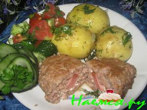 Котлеты с сюрпризом пряные