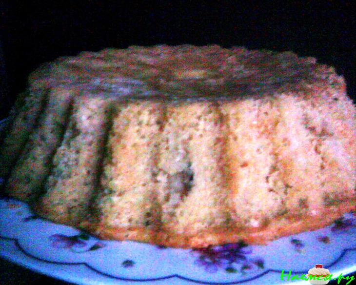 Необычный дрожжевой пирог-перевертыш (постный) с яблоками