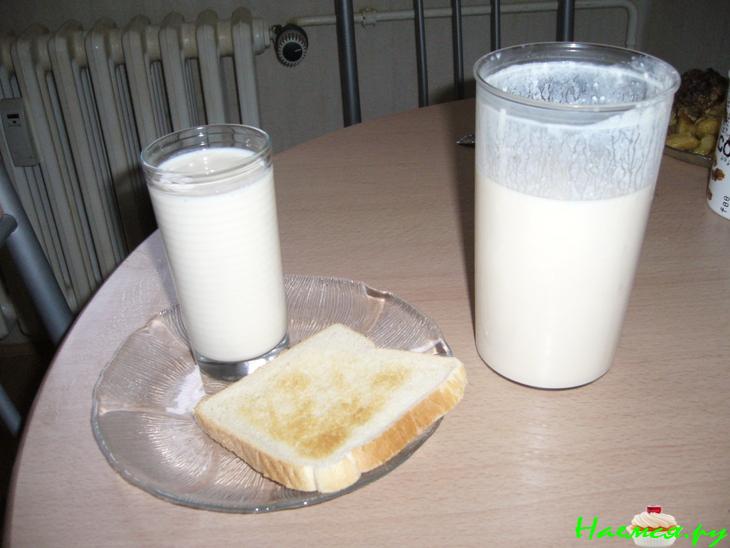 Топлёное молоко в термосе