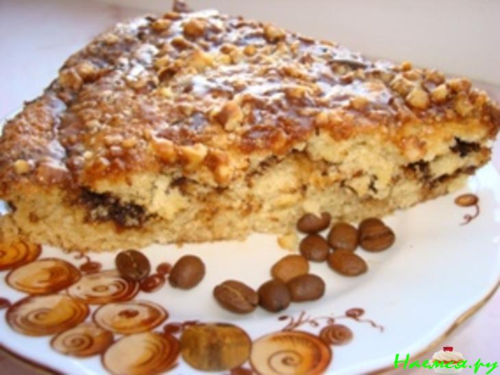 Кофейно-кофейный пирог