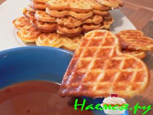 Банановые вафли