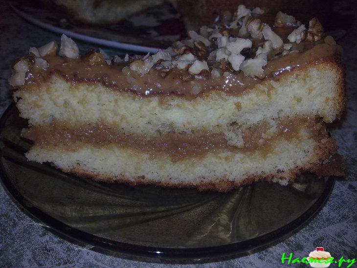 Бисквит ванильный, по мотивам нашего сайта