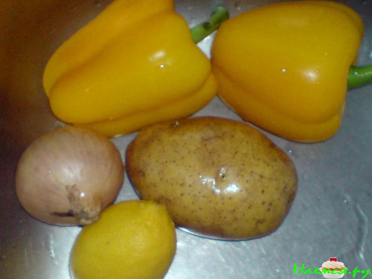 Крем-суп из жёлтой паприки