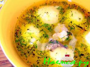 Бульон с клёцками ПО-ПАДУАНСКИ