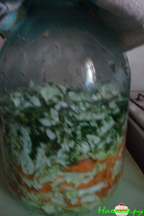 Капустный салатик. Консервация