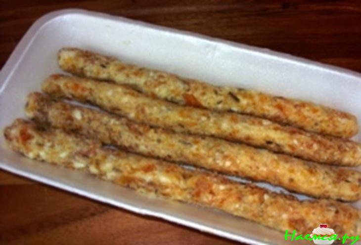 Куриный хлебец с овощами, с "сырно-куражной" начинкой