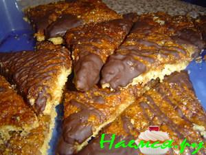 Пирожное "Ореховые треугольнички"