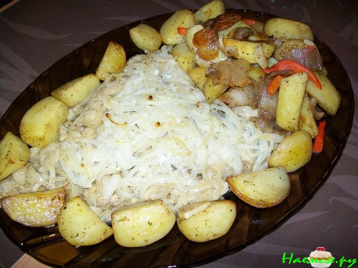 Палтус запеченный