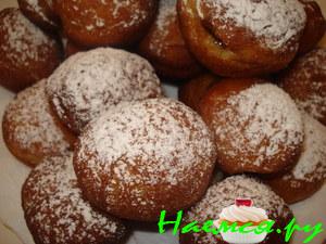 Тесто, которое подходит в холодильнике и пончики из него