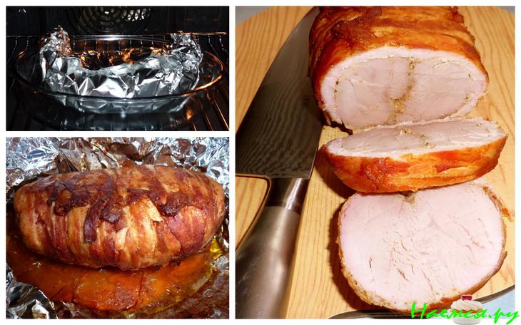 Рулет "Мясо-мясо"