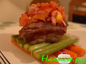 Говядина запеченная с "чатни"