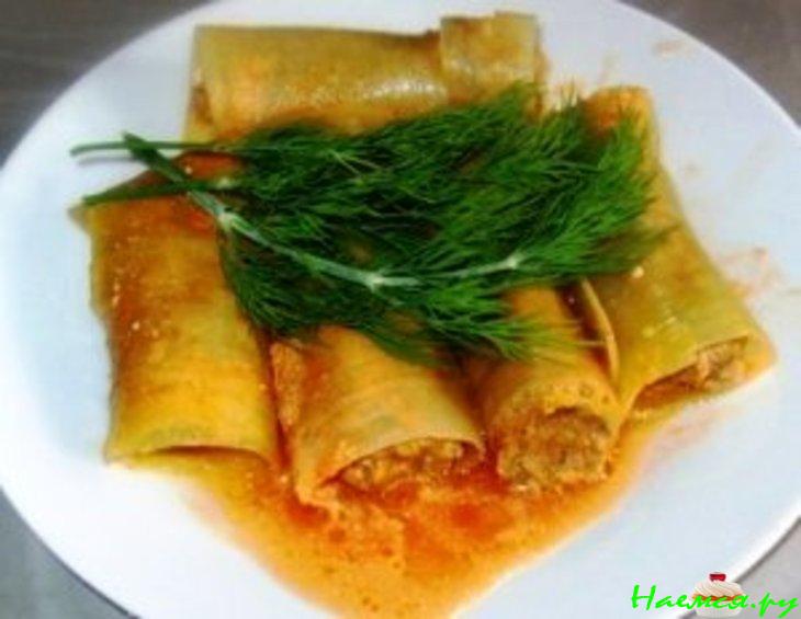 Фаршированный порей