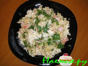 Макароны с кабачками в сливочном соусе Макароны с кабачками в сливочном соусе