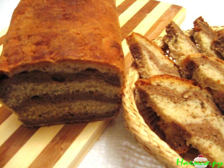Постный &laquo;полосатый&raquo; хлеб