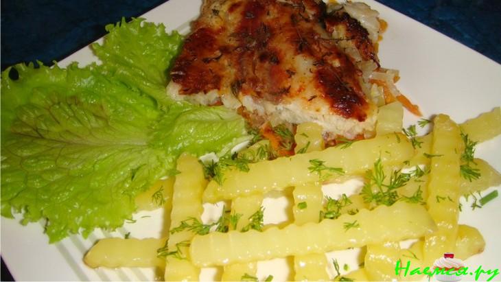 Запечённый пангасиус