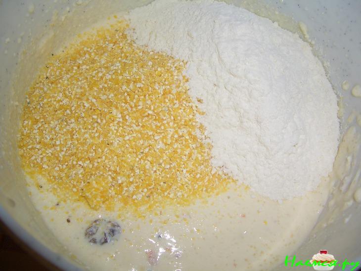 Запеканка - пирог с кукурузной крупой Запеканка - пирог с кукурузной крупой