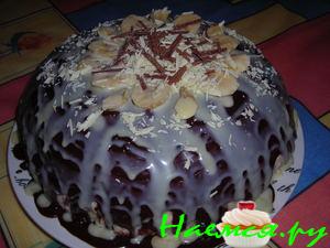 Торт 'Шоколадно-банановый купол'