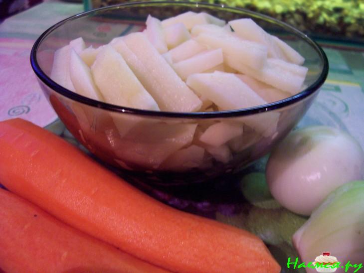 Суп с фрикадельками куриными 