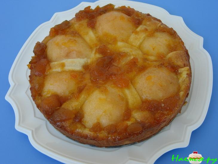 Грушевый пирог с заварным кремом Грушевый пирог с заварным кремом