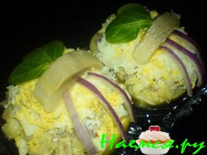 "Cельдь в яблоках" (закуска-салат)