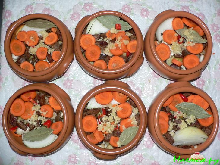 Чанахи с сушёными белыми грибами Чанахи с сушёными белыми грибами