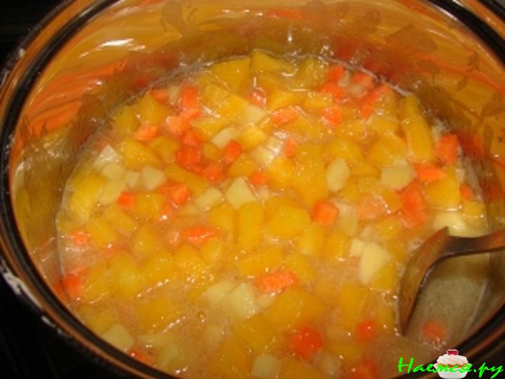 Суп из тыквы и моркови