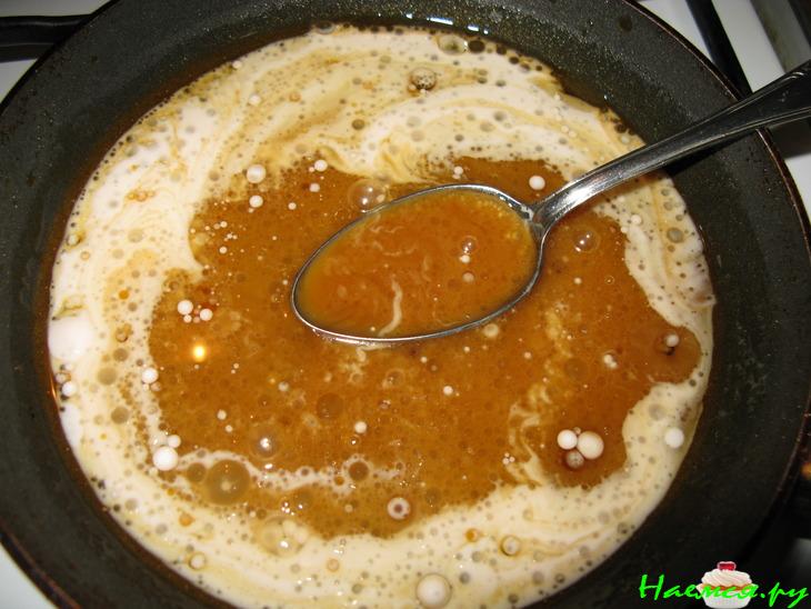 Бисквит 'Карамельный' без яиц